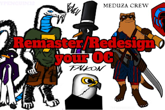 remaster the design of your oc