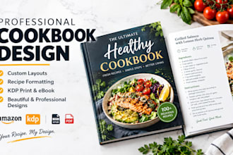 write and design cookbook recipe cookbook formatting, layout and interior design