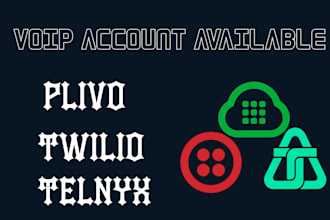 setup upgraded twilio telnyx and plivo account for sip trunk