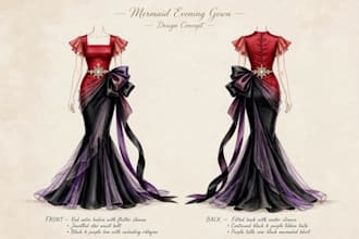 design a matric royal dress