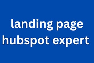 hubspot landiing page design