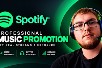 do professional spotify music promotion for organic streams and exposure