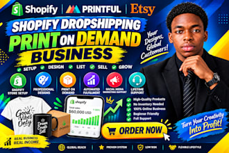 etsy shopify print on demand store printify printful print on demand etsy pod