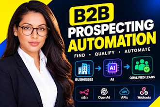 automate b2b prospecting using ai, apis and webhooks