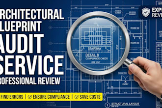 review and audit architectural blueprints for building perm