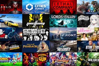 design steam capsule art, game cover art, steam game graphics and rpg artwork
