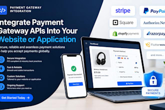 integrate payment gateway apis into your website or application