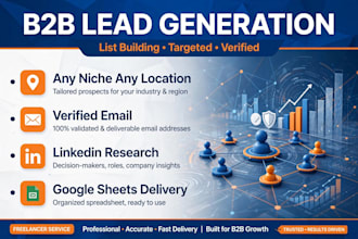 do lead generation and list building