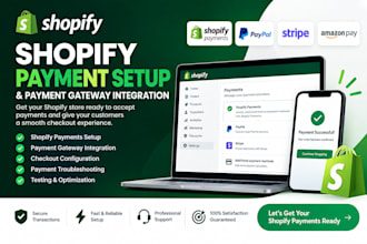set up shopify payments and payment gateways