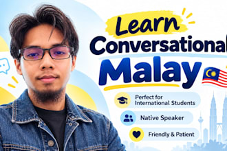 be your malay language teacher or conversational tutor