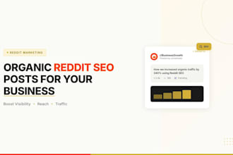 create organic reddit post to boost traffic for business
