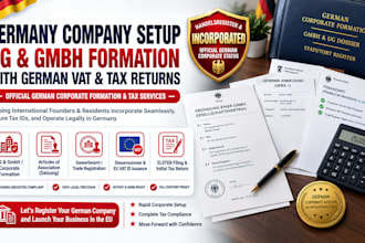 do germany company registration, ug, gmbh formation, german vat and tax returns