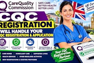 handle your cqc registration and application for your care business
