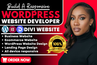 be wordpress divi expert design wordpress woocommerce wordpress divi website