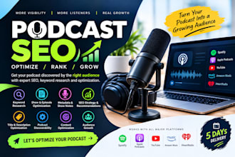 do podcast SEO, episode optimization and podcast marketing