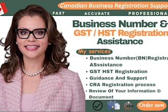 set up your canadian business number and gst hst account with cra