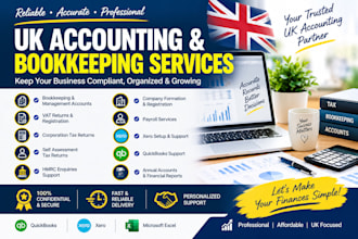 do UK accounting and bookkeeping for your company