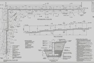 draft alabama retaining wall plans and permit details