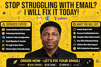 fix and setup all types of email