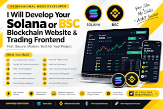 be blockchain website developer crypto website, ai website, doge cate website
