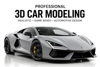 solidworks 3d car modeling realistic automotive high poly car body kit rendering