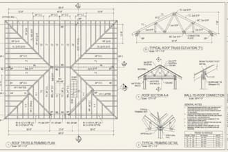 draft alabama roof truss and framing plans