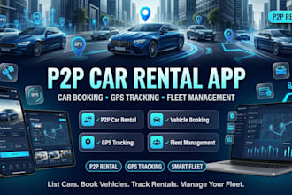 build p2p car rental fleet management car leasing ridesharing turo gps track app