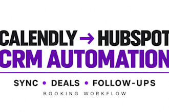 connect calendly to hubspot CRM and automate follow up workflows