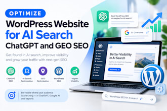 optimize wordpress website for ai search chatgpt and GEO SEO