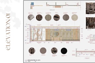 turn building concept to detail drawing, permit shop drawing, revit layout plan