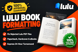 format your book professionally for lulu publishing