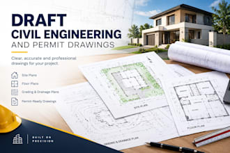 do civil engineering and permit drawings