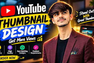 design attractive yt thumb in canva