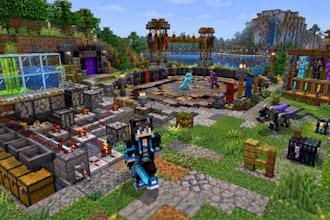 create custom minecraft skin, and mods for bedrock, pvp and redstone