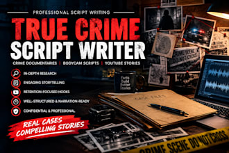true crime script crime documentary bodycam script truecrime dr insanity writing