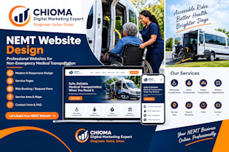 design a nemt non emergency medical transportation website