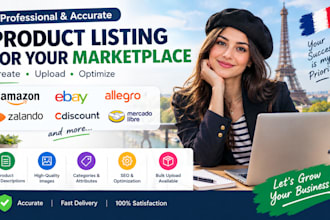 amazon ebay allegro zalando cdiscount mercado libre marketplace product listing