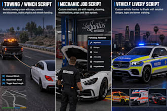 create, modify or fix custom fivem script
