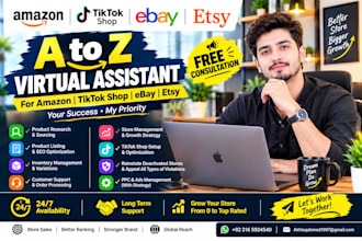 be your a to z amazon tiktok ebay etsy va