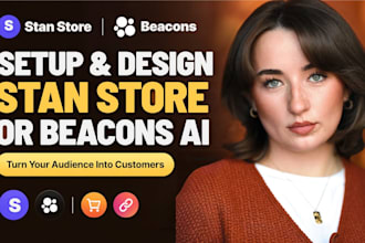 setup stan store, stan store design, stan store marketing, beacons ai