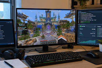 develop custom minecraft server, fix server, server trailer and server setup