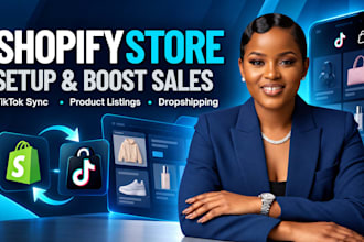 build shopify dropshipping store, sync to tik tok shop to boost shopify sales