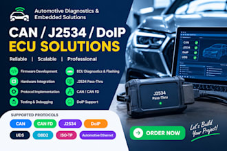 develop can dolp j2534 automotive diagnosis hardware and firmware