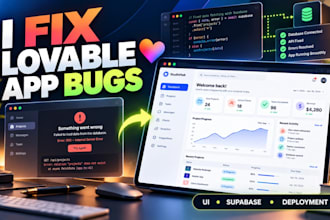 fix bugs in your lovable ai app and connect supabase