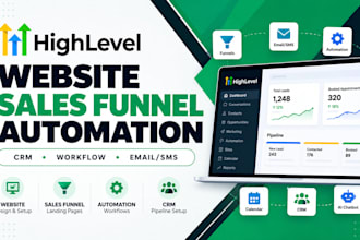 go highlevel expert gohighlevel website email automation workflow sales funnel
