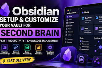 setup, customize your obsidian vault for second brain pkm productivity pkm flow