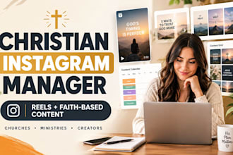 manage christian instagram organic growth  for churches, ministries and creators