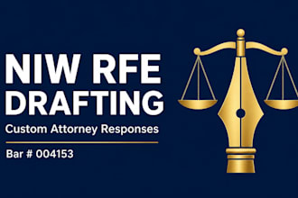 draft an eb2 niw rfe response for your proposed endeavor