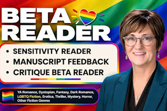 beta read ya romance dystopian fiction ya lgbtq erotica sensitivity beta reader