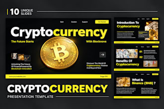 design a professional crypto pitch deck for your web3 blockchain project